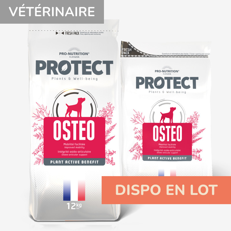 PROTECT CHIEN  OSTEO | Croquettes vétérinaires pour chien ayant des problèmes ostéo  - Pro Nutrition - Flatazor