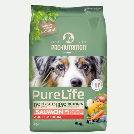  Pure Life Chien Adult Medium| Croquettes sans céréales - Saveur saumonPro-Nutrition Flatazor 7