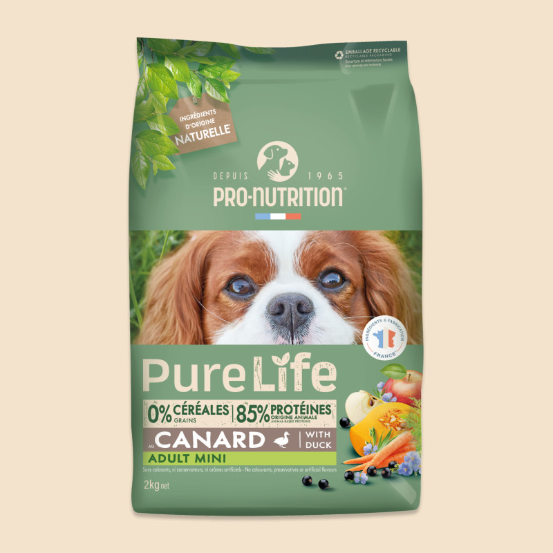  Pure Life Chien Adult Mini - Saveur Canard 1