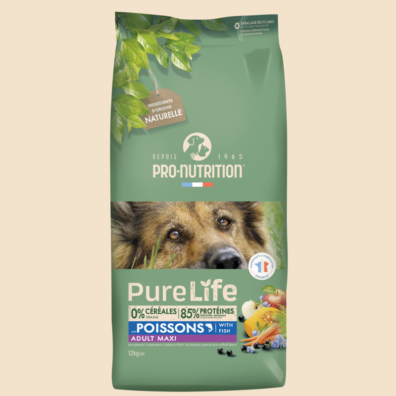  Pure Life Chien Adult Maxi - Saveur Poissons 1