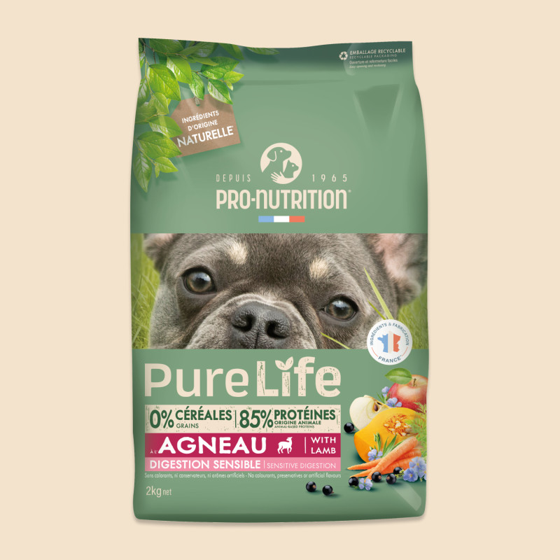  Pure Life Chien Digestion Facile - Saveur Agneau 1