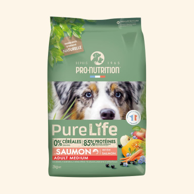  Adult Medium - Saveur Saumon | Chien adulte de taille moyennePro-Nutrition Flatazor 1