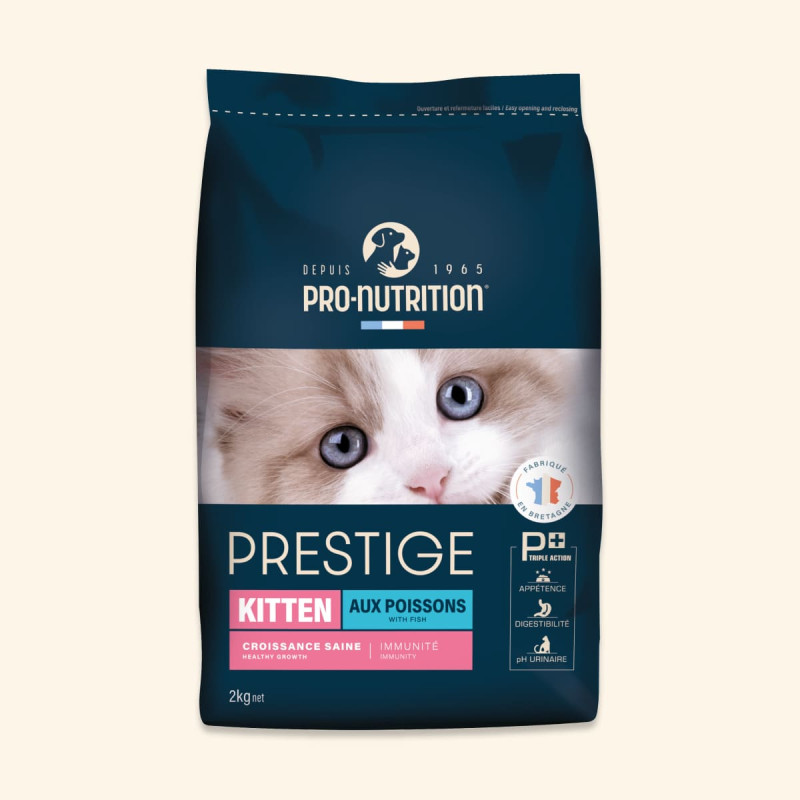 Prestige Chat Kitten Aux Poissons | Croquettes Pour Chaton Aux Poissons 8kg Achat En Une Fois - Pro-nutrition Flatazor