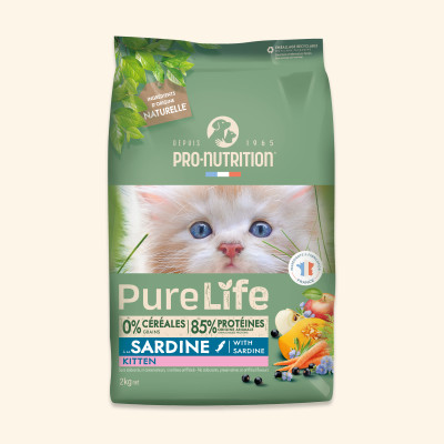 Kitten - Saveur Sardine | Chaton ou chatte en fin de gestation et en lactation