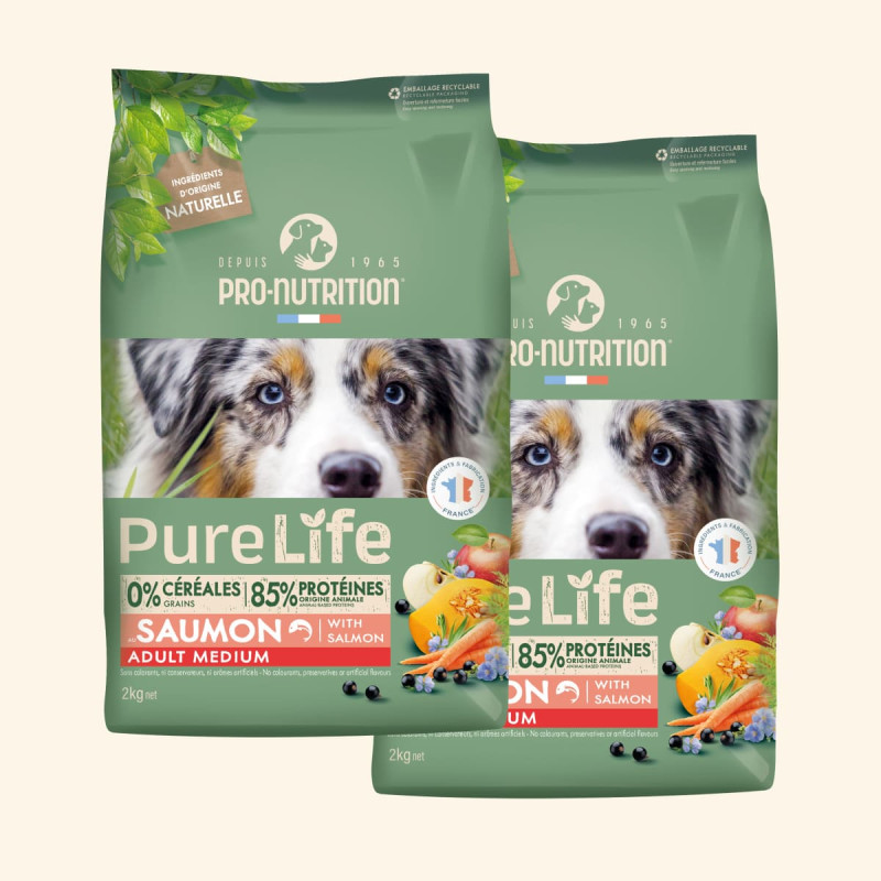  Adult Medium - Saveur Saumon | Chien adulte de taille moyennePro-Nutrition Flatazor 5