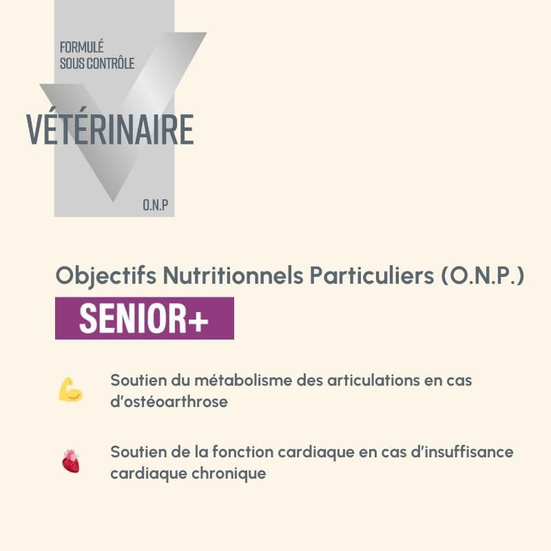  Senior+ | Chien adulte ou âgé avec troubles de la fonction rénale, ostéoarticulaires ou cardiaquesPro-Nutrition Flatazor 3